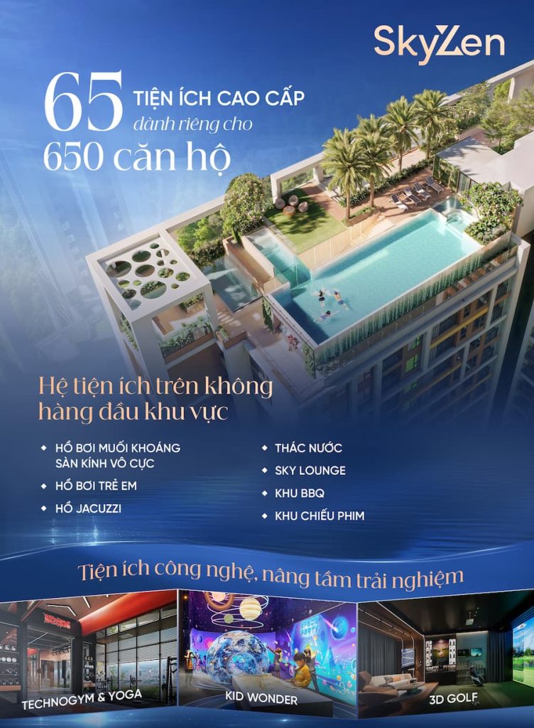 65 Tiện ích cao cấp của Skyzen