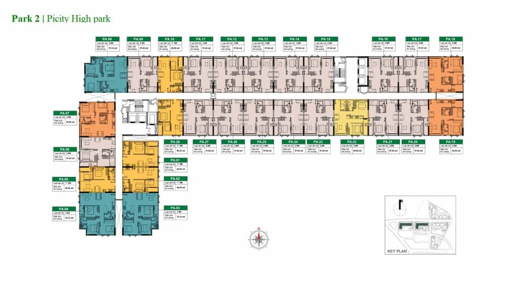 Mặt bằng Tòa C2