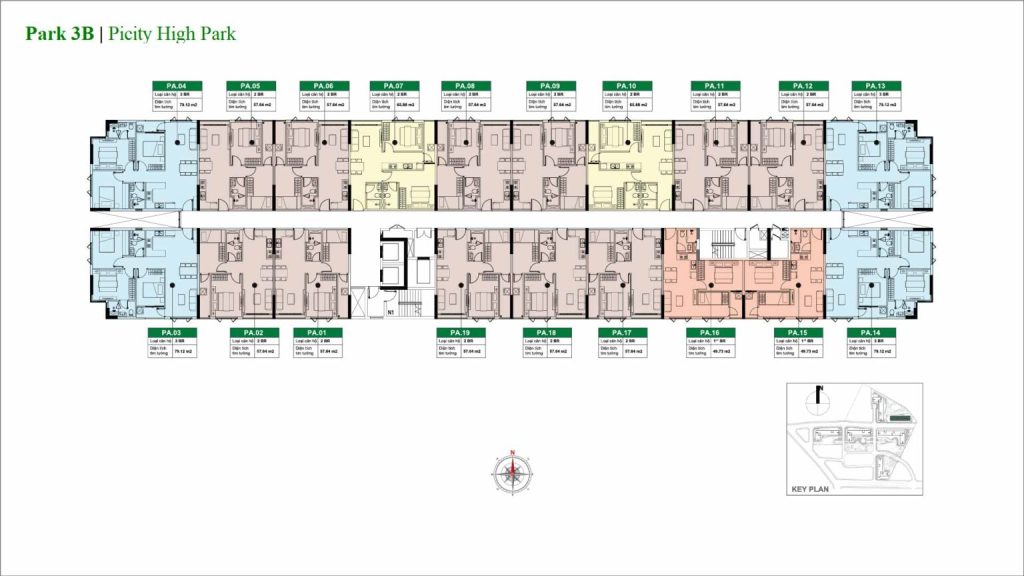 Mặt bằng Tòa C3-2