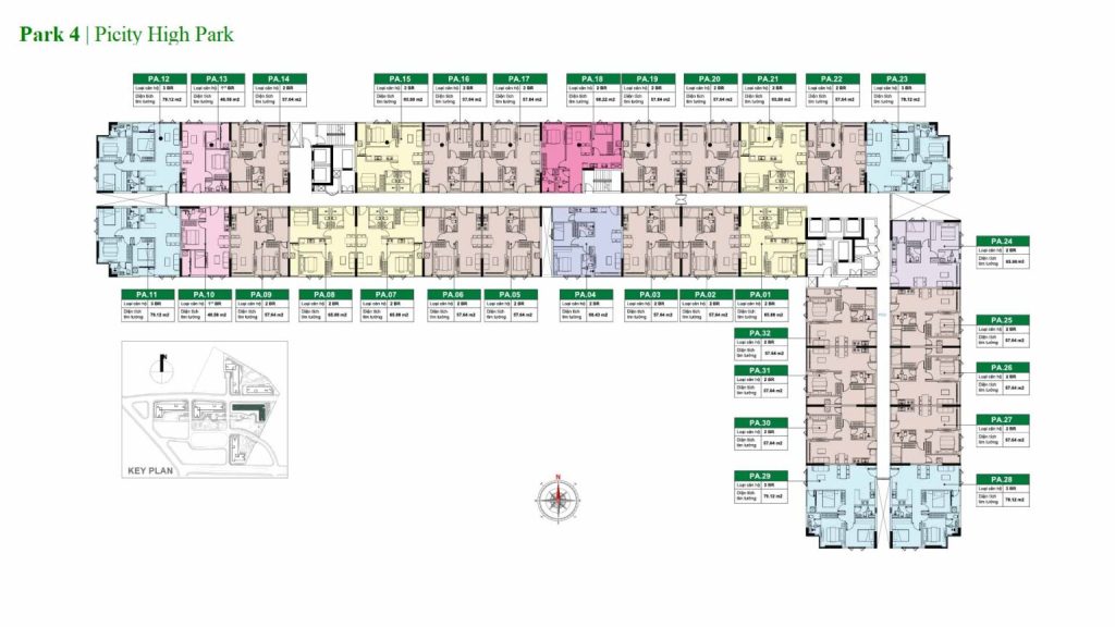 Mặt bằng Tòa C4