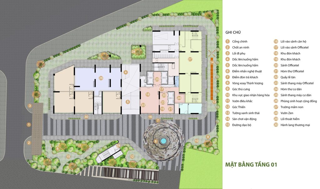 65 tiện ích tại Picity Sky Zen