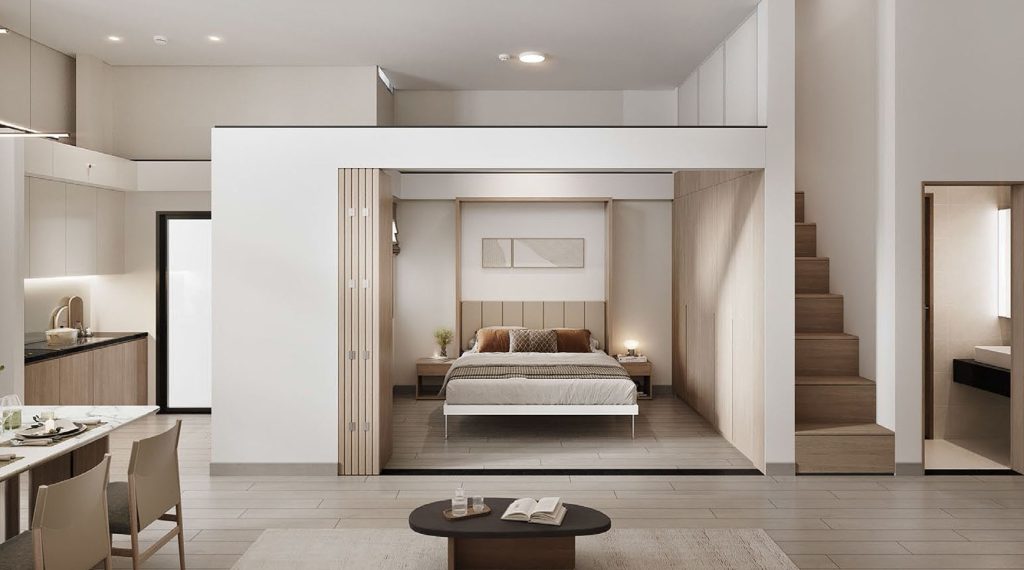 Căn hộ Hi-Ceiling tại Picity Sky Park