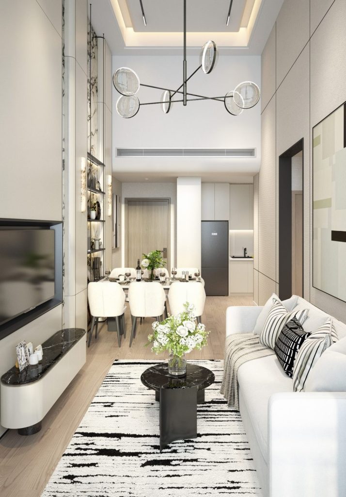 Căn hộ mẫu Hi-Ceiling tại Picity Sky Park