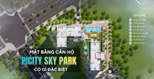 Mặt bằng căn hộ Picity Sky Park có gì đặc biệt