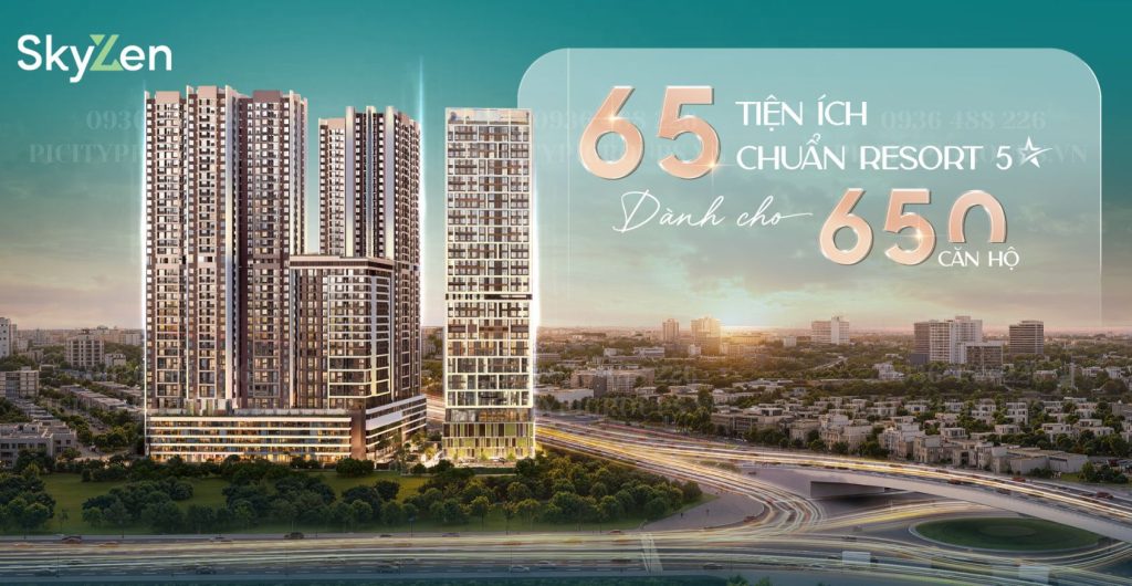 Picity SkyZen - 65 tiện ích chuẩn Resort 5 sao dành riêng cho 650 căn hộ